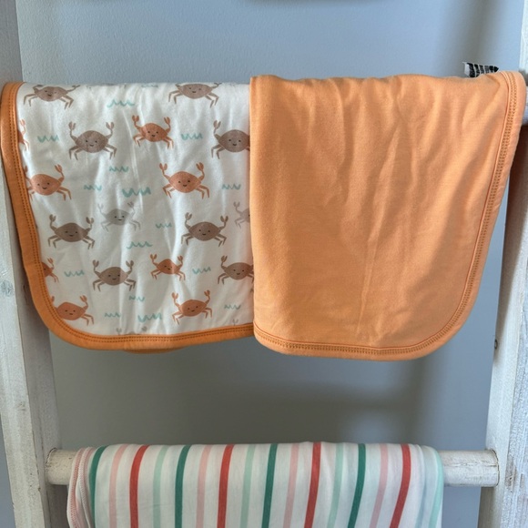 Bundle Copper Pearl Lovey and Swaddle Blankets - Picture 3 of 4